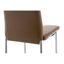 Стул на металлокаркасе Modern коричневый