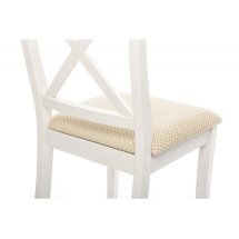 Стул деревянный Bern butter white
