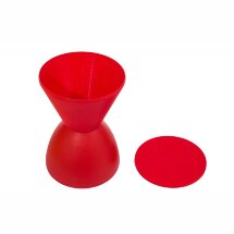Табурет Button красный