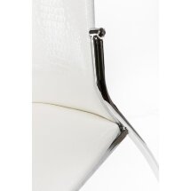 Стул на металлокаркасе F-68 white crocodile
