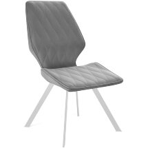 Стул DikLine 242M B22 GREY/ ножки белые