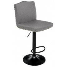 Барный стул Crown grey fabric