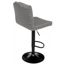 Барный стул Crown grey fabric