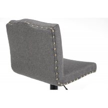 Барный стул Crown grey fabric