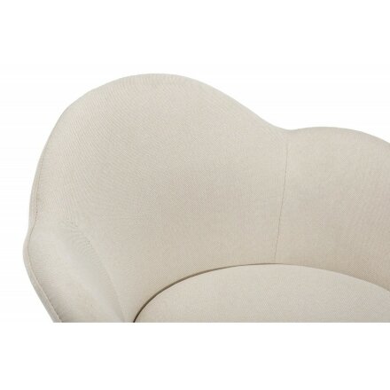 Барный стул Cotton beige fabric 
