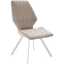 Стул DikLine 242M B03 BEIGE/ ножки белые
