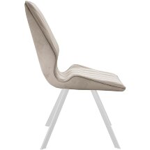 Стул DikLine 242M B03 BEIGE/ ножки белые