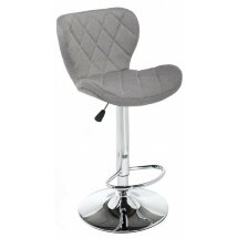 Барный стул Porch grey fabric