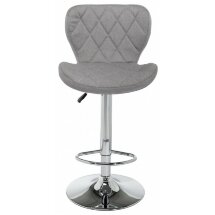 Барный стул Porch grey fabric