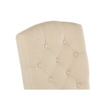 Стул деревянный Menson white / fabric сream