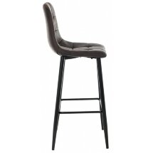 Барный стул Chio dark black / dark brown