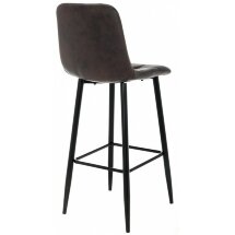 Барный стул Chio dark black / dark brown