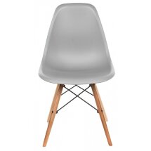Стул деревянный Eames PC-015 серый